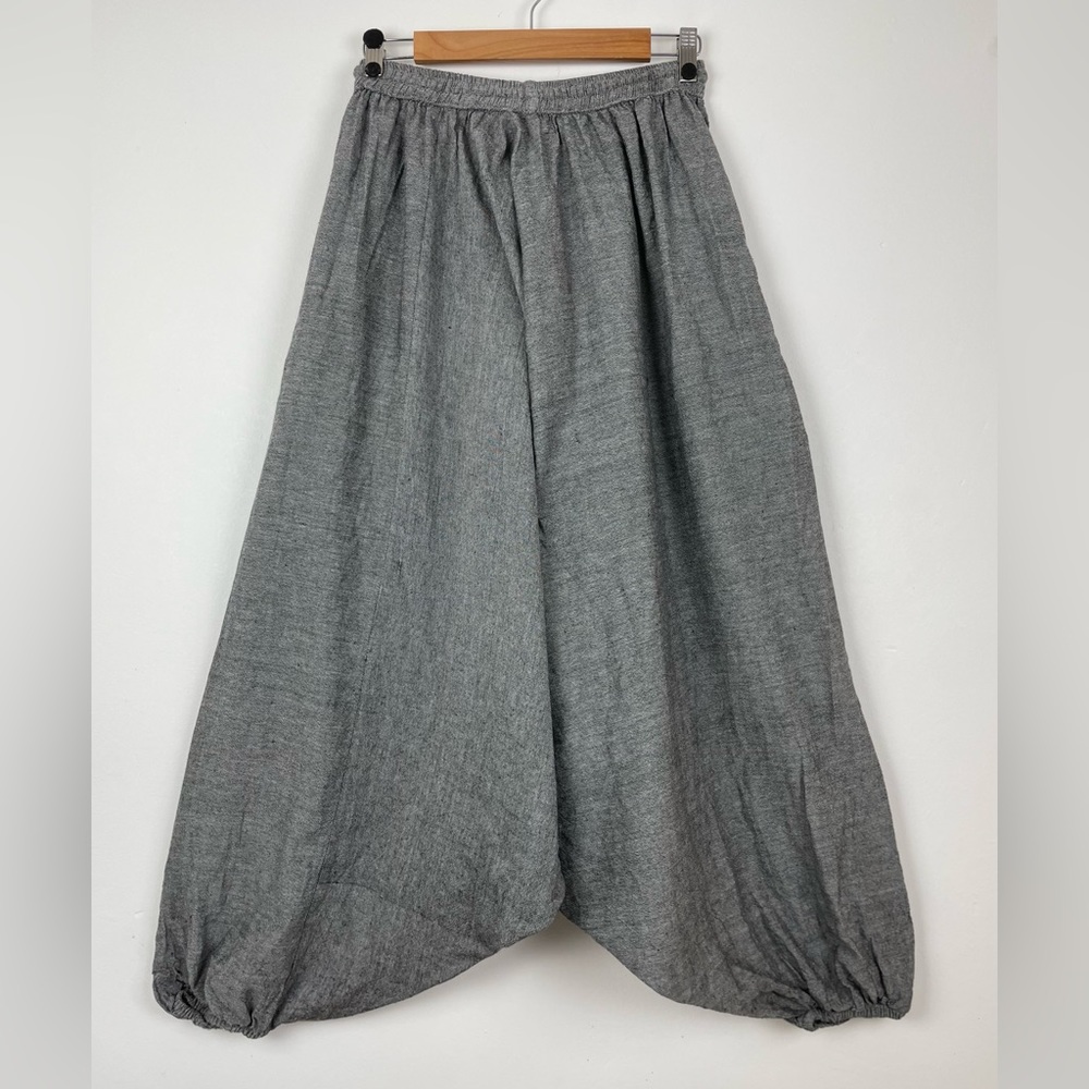 Funky Yak Harem Pants Baggy Yoga Trousers 100% Cotton Elasticated S/M - Picture 7 of 7